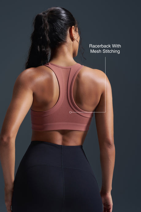 Enfold™ Zip Front Breathable Racerback High Impact Running Bra | Women's High Support Sports Bra