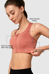 Power™ Cross Racerback Running Bra | Women's High Support Sports Bra
