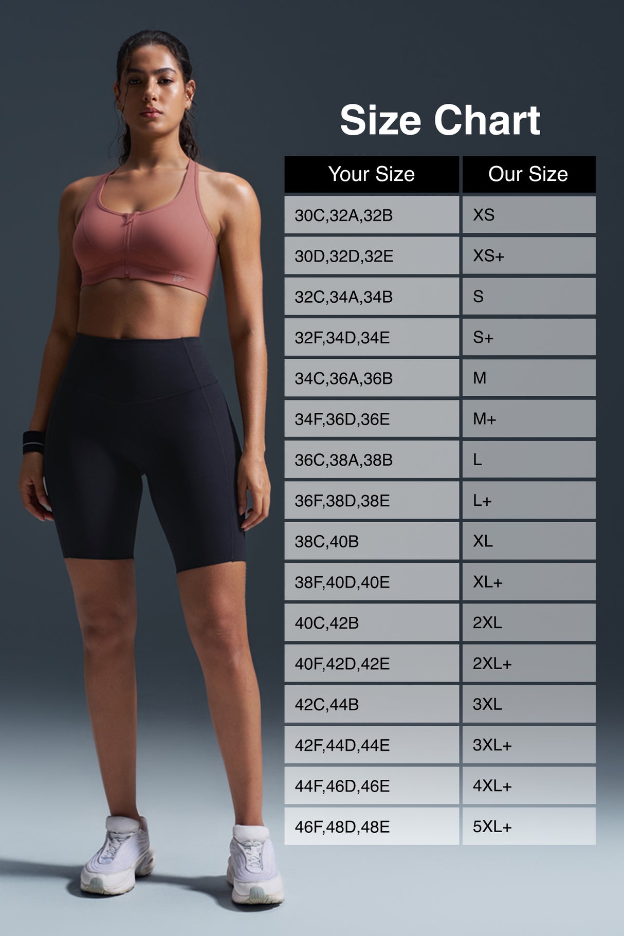 Enfold™ Zip Front Breathable Racerback High Impact Running Bra | Women's High Support Sports Bra