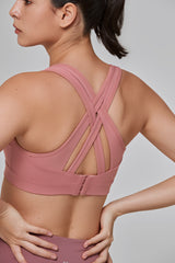 Power™ Cross Back Padded Running Bra | Women's High Support Sports Bra