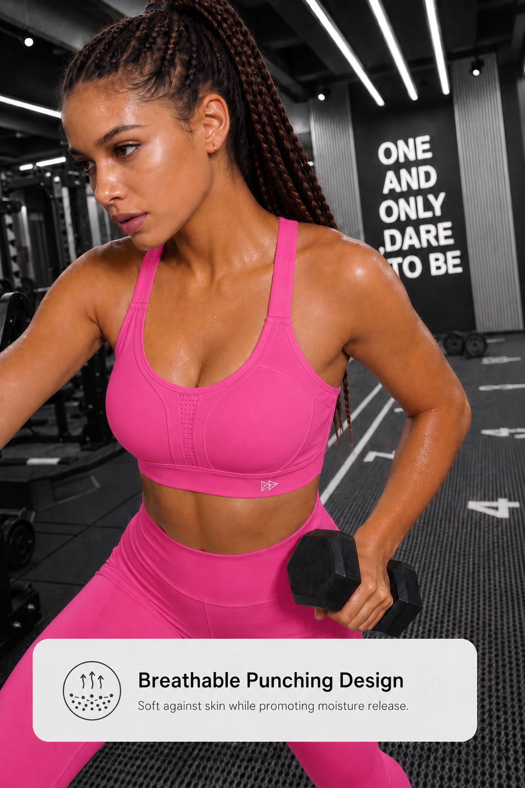 Power™ Adjustable Crisscross Padded Running Bra | Women's High Support Sports Bra