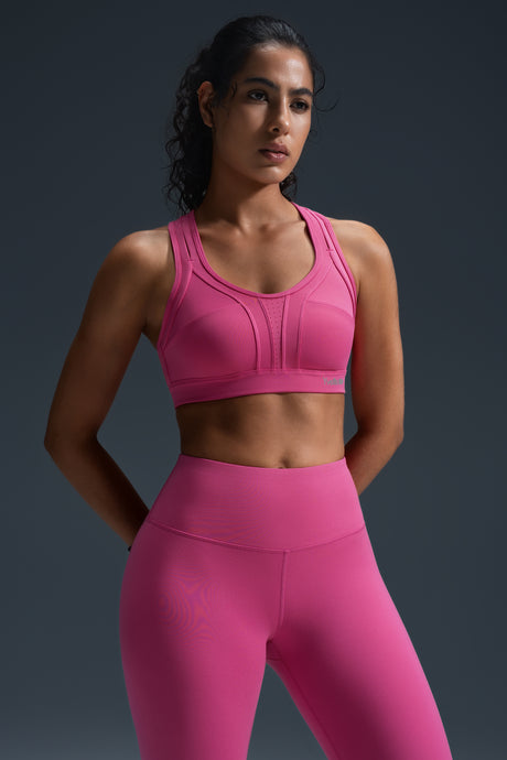 Reggiseno da corsa imbottito Power Cross Back | Reggiseno sportivo ad alto sostegno da donna
