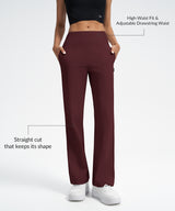 Anywhere Sporthose mit Kordelzug, wasserabweisend, Fleece-Futter, 29 Zoll | Damen-Sporthose