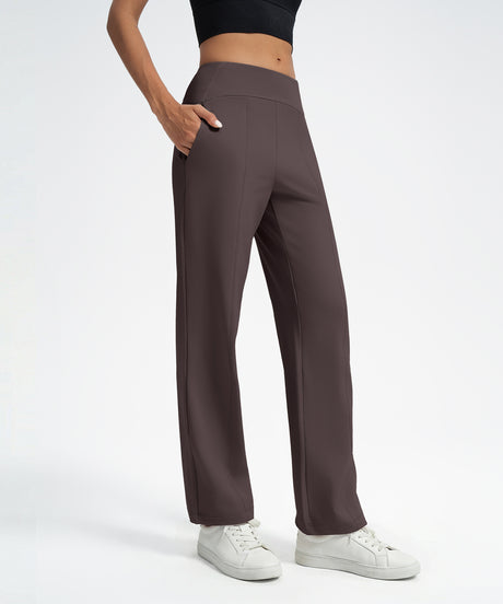 Anywhere Drawstring Water-Resistant Fleece-Lined Sporty Pants 29 inch | Women's Sports Pants