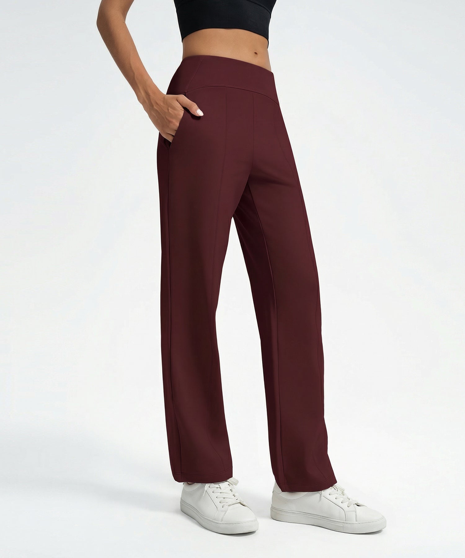 Anywhere Sporthose mit Kordelzug, wasserabweisend, Fleece-Futter, 29 Zoll | Damen-Sporthose
