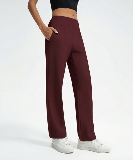 Anywhere Drawstring Water-Resistant Fleece-Lined Sporty Pants 29 inch | Women's Sports Pants