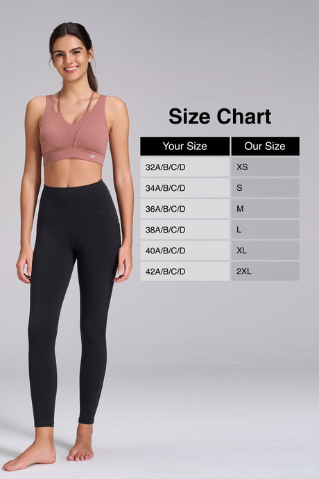 Anywhere™ Cross-back Soft Fixed Cups Yoga Bra | Women's Light Support Sports Bra Best For Yoga, HIIT