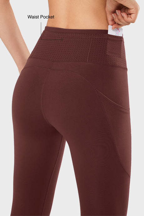 Figurformende Fitness-Leggings mit hoher Taille, 71 cm | Leggings mit hohem Halt für Damen