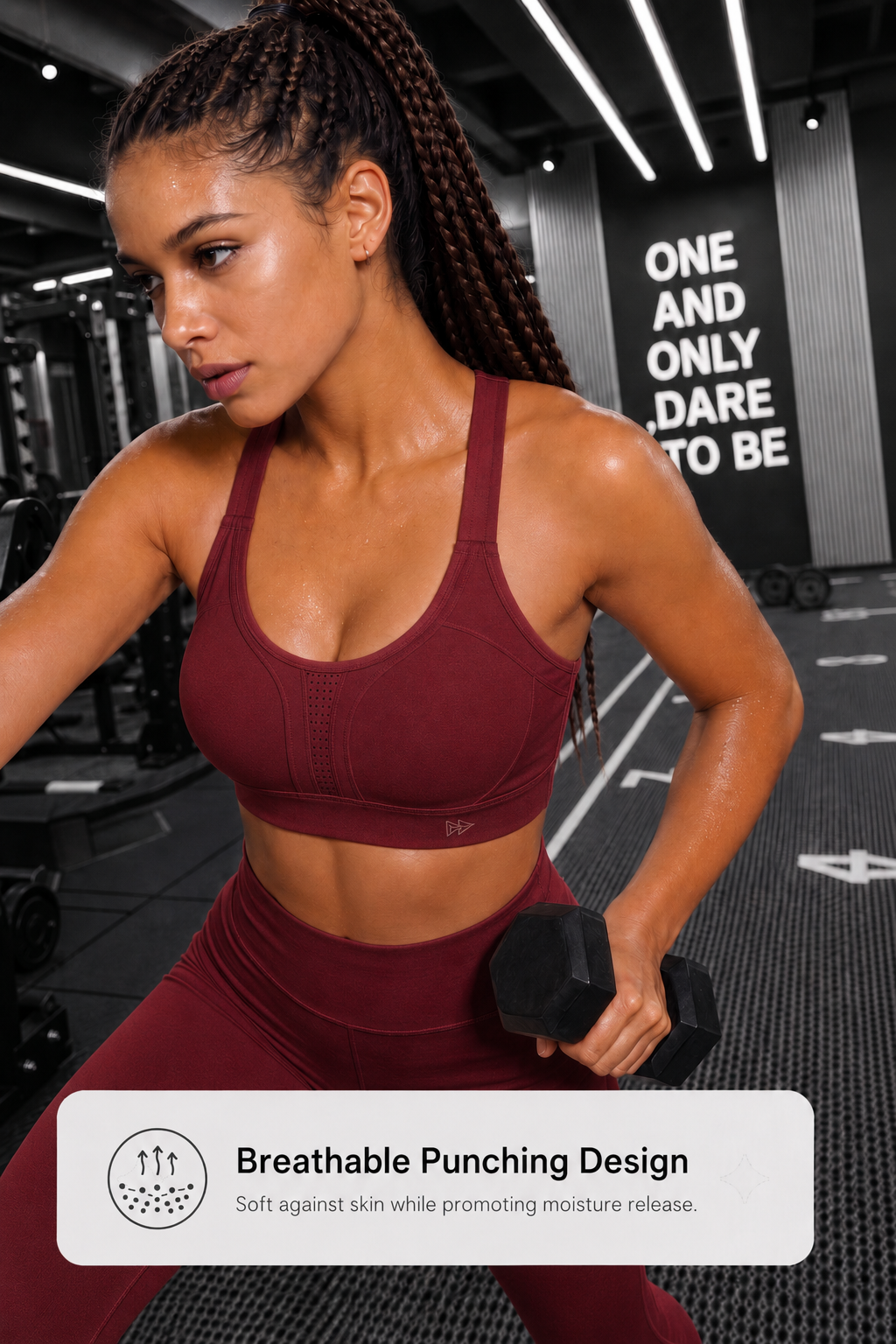 Power™ Adjustable Crisscross Padded Running Bra | Women's High Support Sports Bra