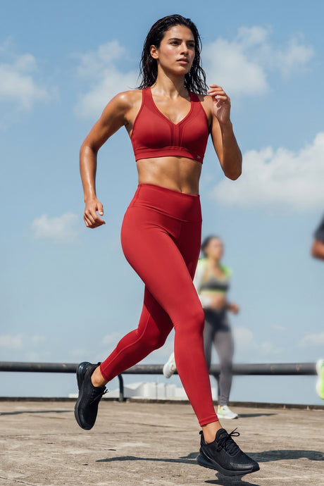 Echo High-Waisted Running Leggings 27" | Damen-Leggings mit hohem Halt