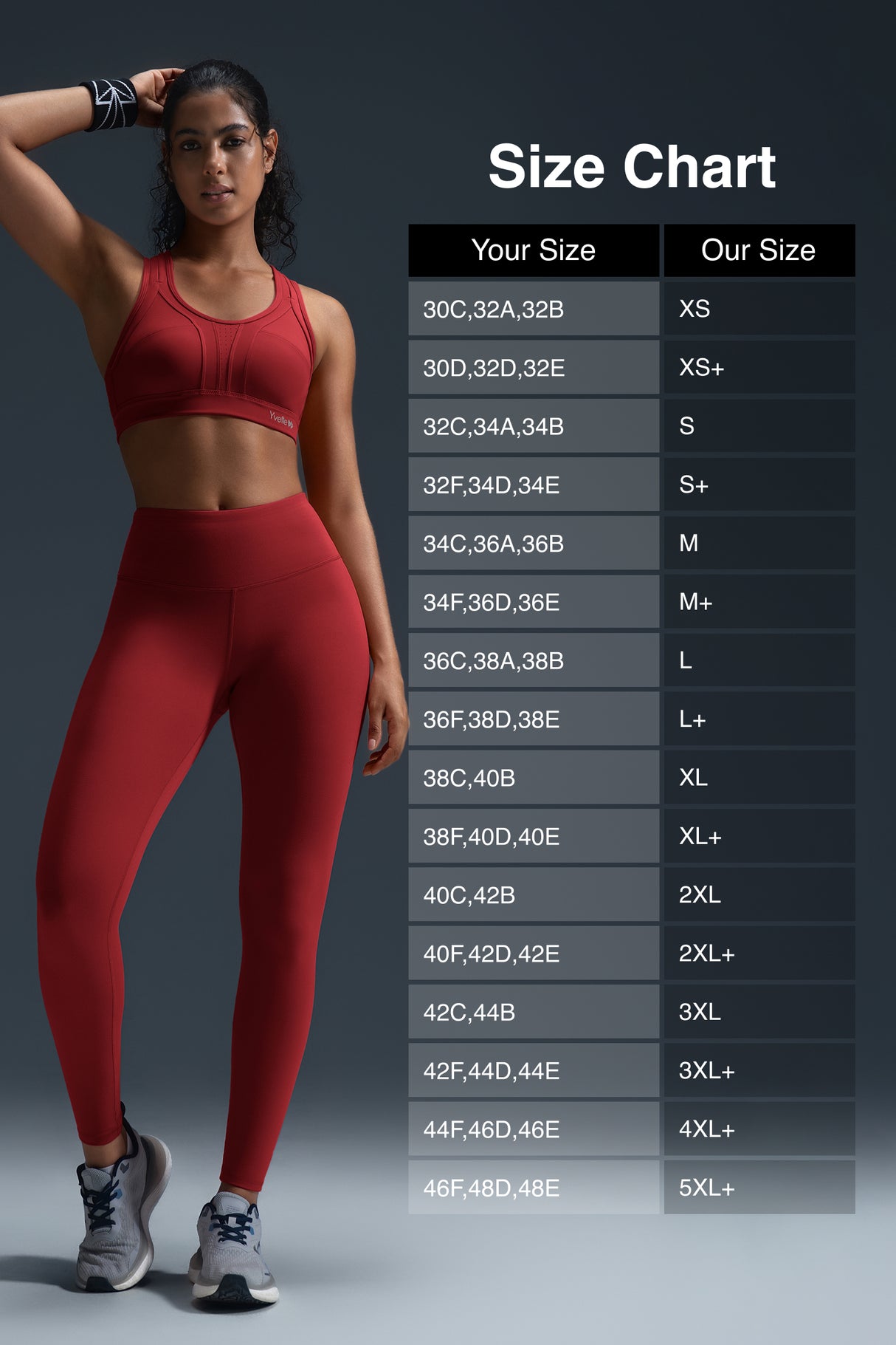 Power™ Cross Back Padded Running Bra | Women's High Support Sports Bra