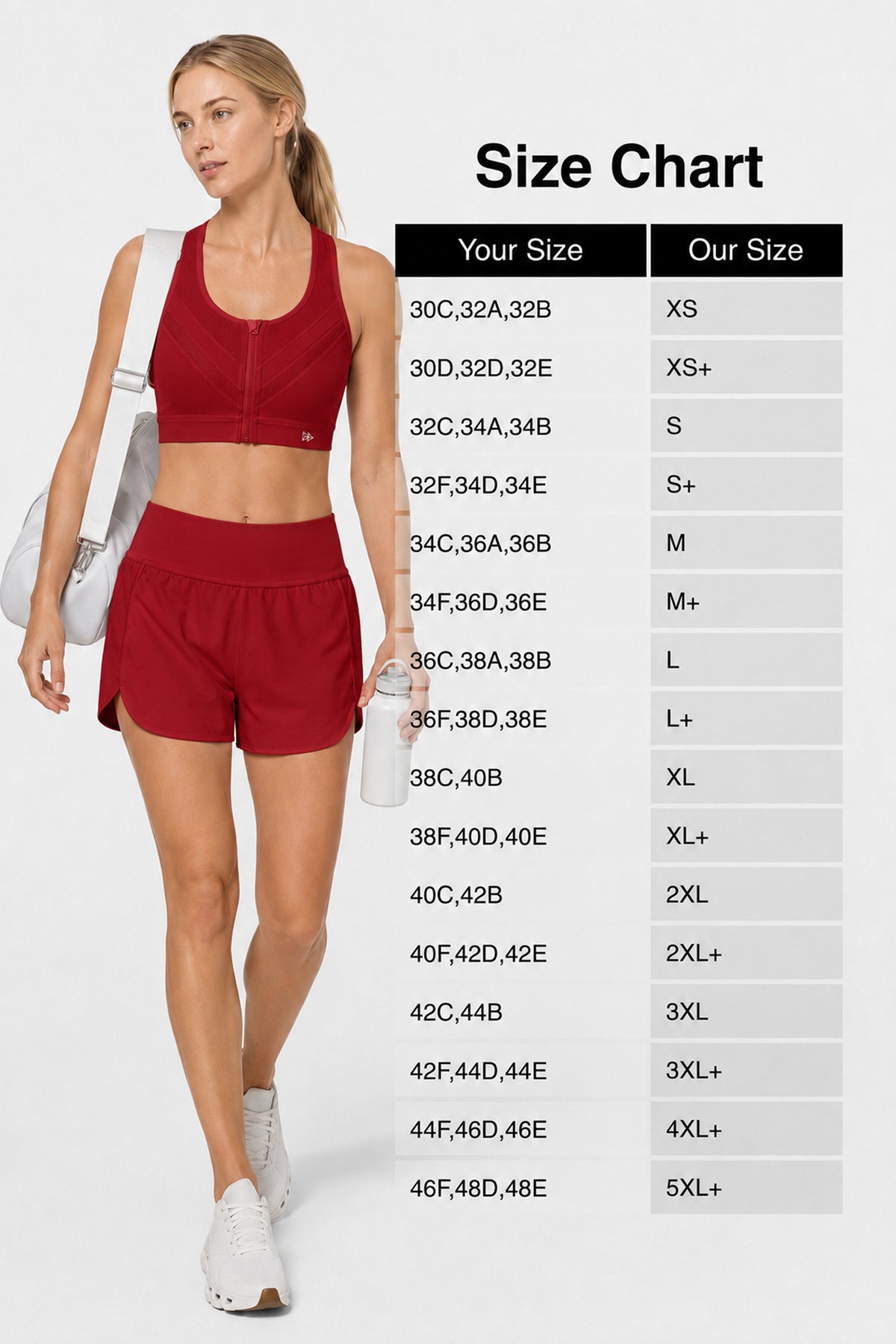 Reggiseno da corsa imbottito Enfold Zip Mesh | Reggiseno sportivo ad alto sostegno da donna