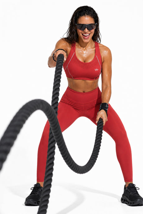 Gepolsterter Lauf-BH mit Sculpt Racerback-Linie | Sport-BH mit starkem Halt für Damen