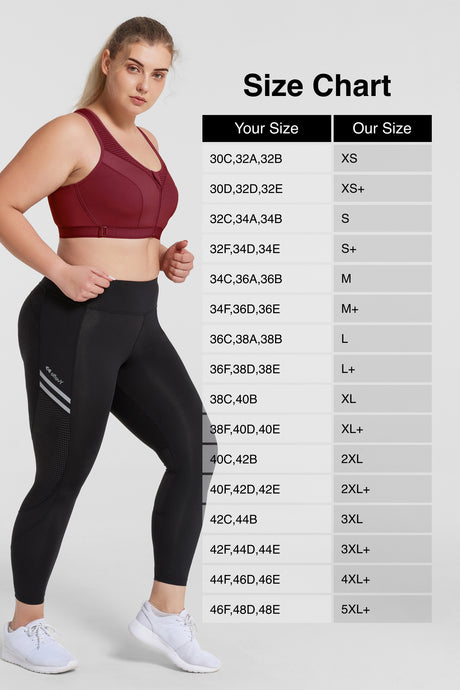Power™ Adjustable Padded Running Bra | Women's High Support Sports Bra