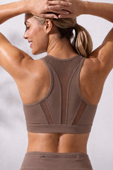 Enfold™ Zip-Front Breathable Racerback High-Support Bra for Larger Busts | Women's High Support Sports Bra