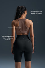 Enfold™ Zip-Front Breathable Racerback High-Support Bra for Larger Busts | Women's High Support Sports Bra
