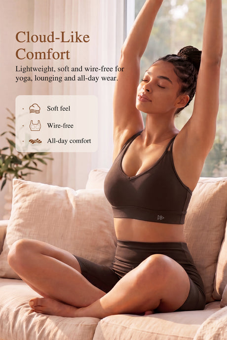 Anywhere™ Breathable Soft Bra for Yoga & Everyday Wear | Women's Light Support Sports Bra