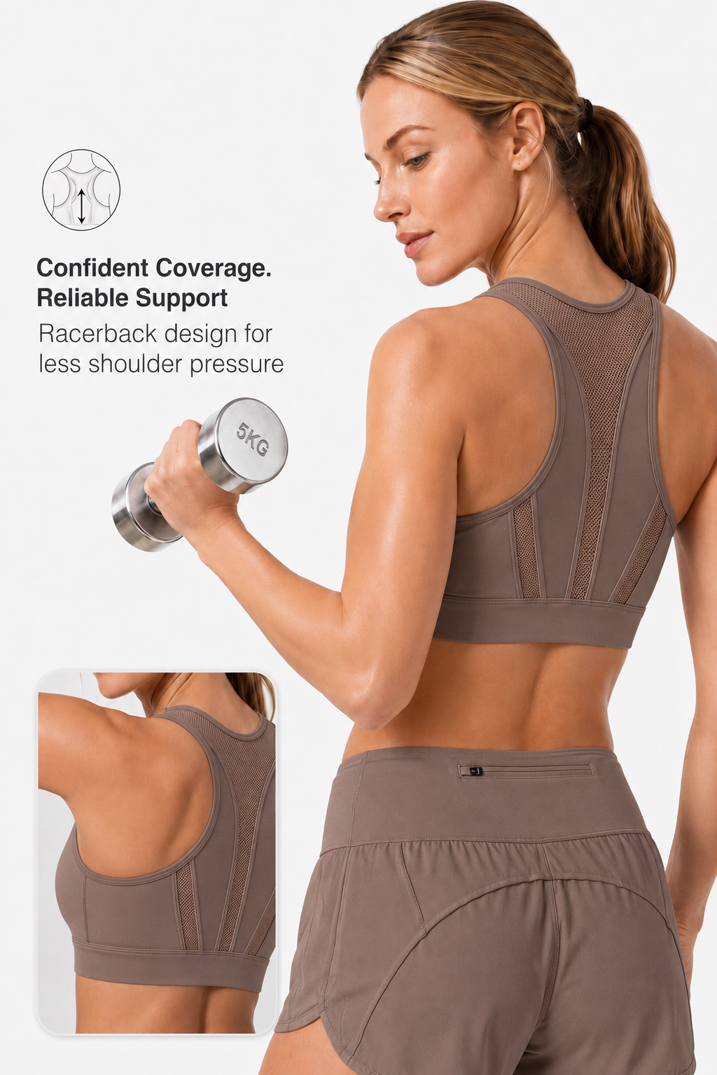Enfold™ Zip-Front Breathable Racerback High-Support Bra for Larger Busts | Women's High Support Sports Bra