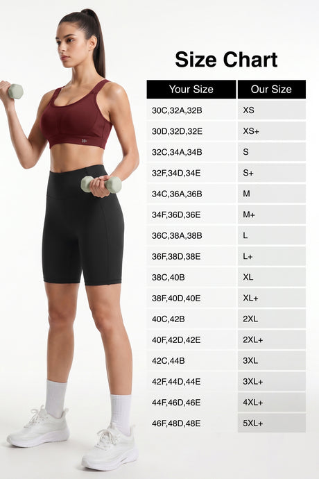 Shift™ Adjustable Straps Breathable Mesh With Sewn-In Pads High Support Sports Bra | High-Impact Support Best For Running, HIIT, Yoga & Training