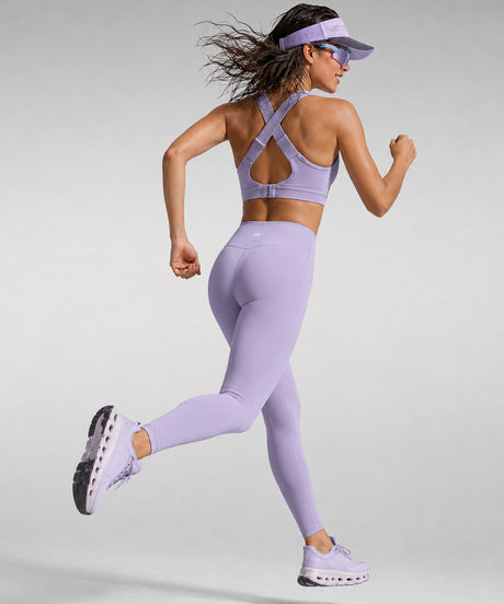 Sujetador deportivo de running con escote en V y espalda cruzada | Sujetador deportivo de alta sujeción para mujer