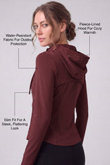 Shift™ Fleece Water Resistant Stretchy Full Zip Jacket | Women's Sports Jacket