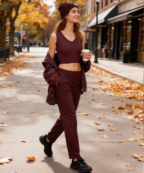 Anywhere™ Pockets Fleece-Lined Casual Fit Track Pants | Women's Sports Pants