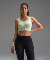 Power Mesh Sweetheart Neck Back Sport-BH | Damen-Sport-BH mit starkem Halt