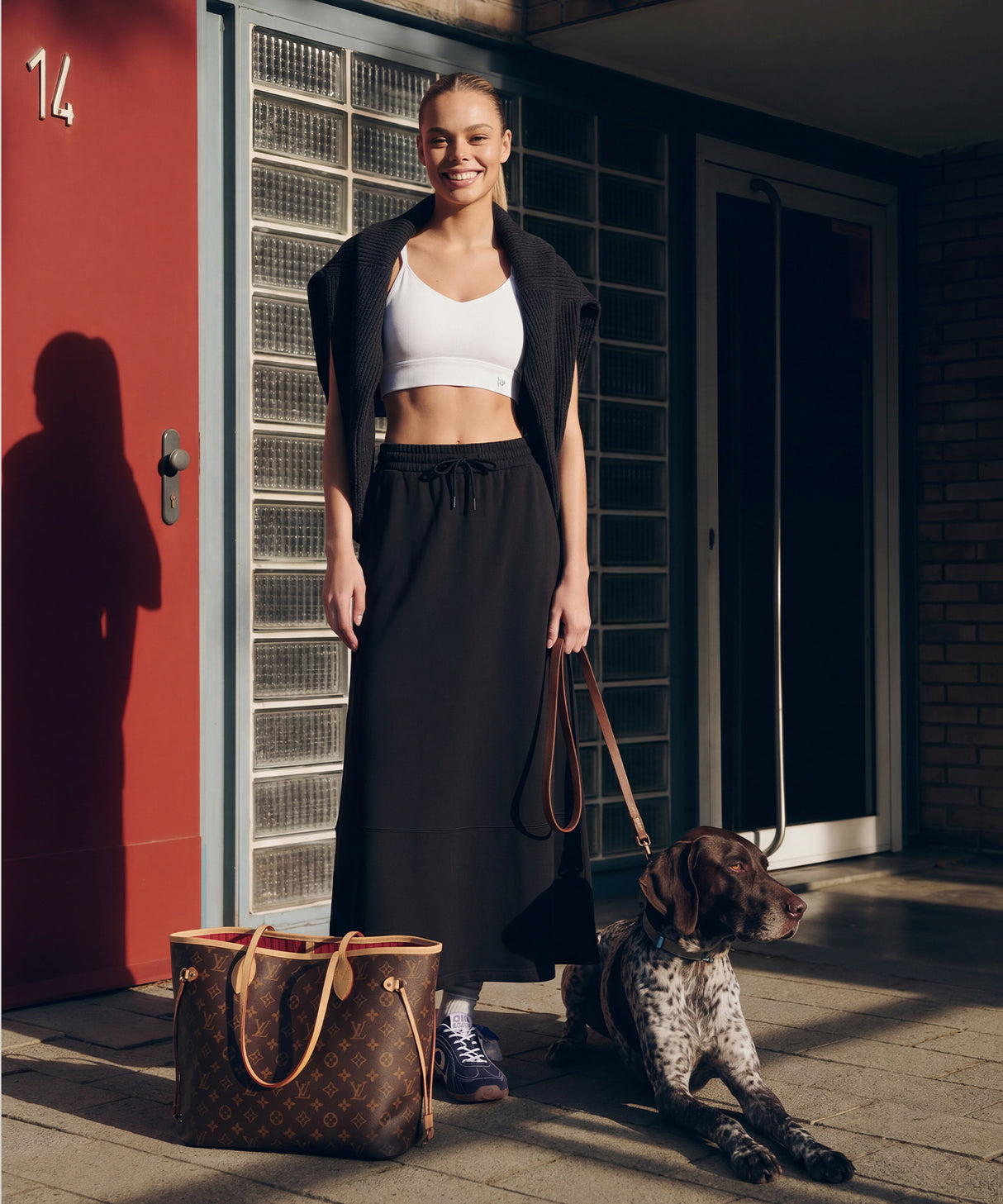 Anywhere Elastic Drawstring Pockets Daily Skirt | Women's Sports Skirt
