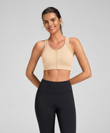 Power T-back Mesh Lightweight Running Bra | Women's High Support Sports Bra