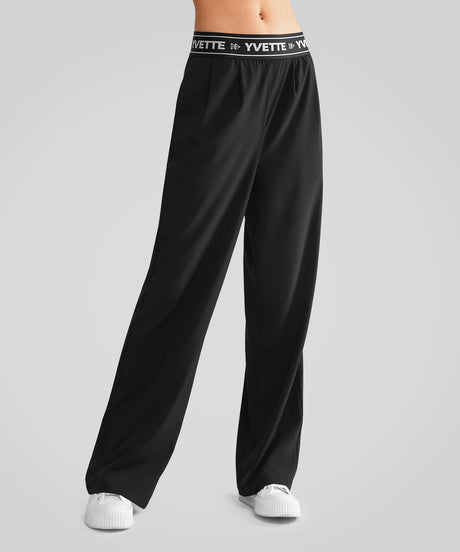 Shift Urban Letter Print Wide Leg-byxor 27'' | Damsportbyxor