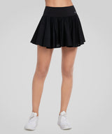 Falda de tenis con bolsillos de malla esculpida | Falda deportiva para mujer