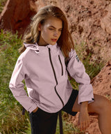Giacca softshell impermeabile resistente con cappuccio lungo Anywhere | Giacca sportiva da donna