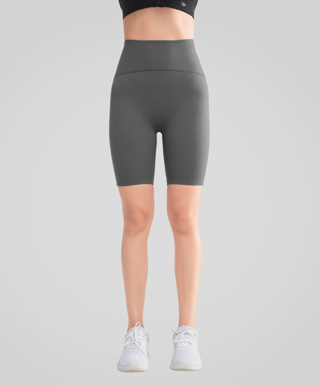 Shorts Shift de cintura alta, sin costuras y antideslizantes de 20 cm | Shorts de running de alta sujeción para mujer