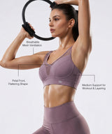 Shift Breathable Adjustable Support Bra | Medium-Impact Support Best For Running, HIIT, Yoga & Training