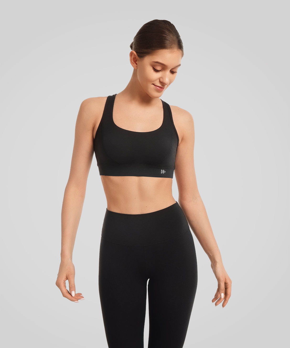 Anywhere Strappy U-ringad yoga-bh med korsad rygg | Sport-bh med lätt stöd för kvinnor