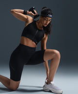 Sculpt Zip Mesh Racerback Padded Running Bra | Women's High Support Sports Bra