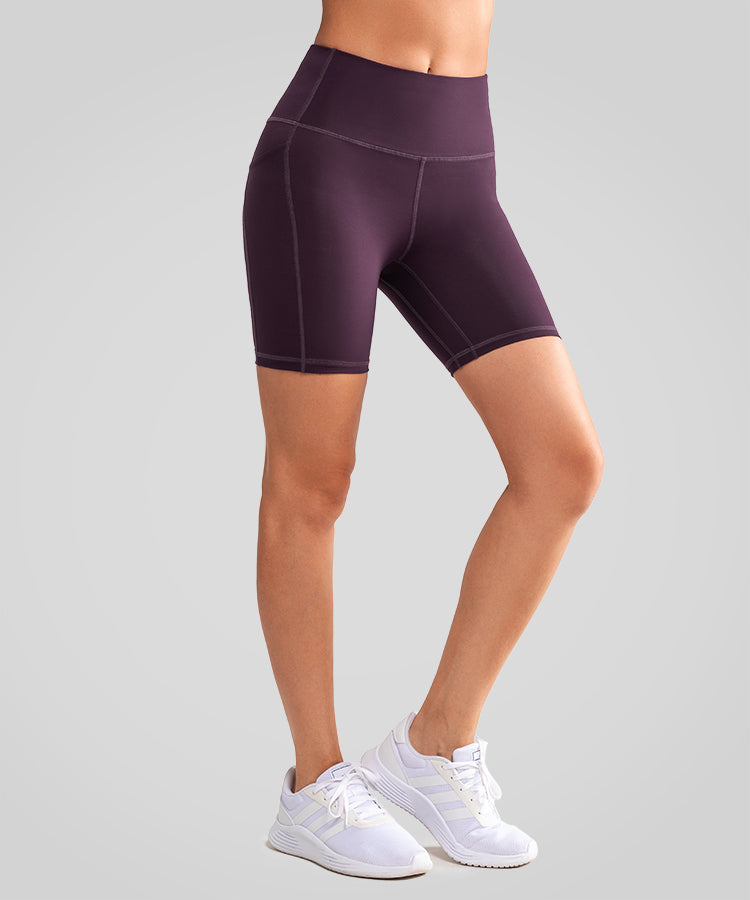 Shift löparshorts med hög midja, tighta, 7,5 cm, 10 cm, 15 cm, 20 cm | Damsportshorts med högt stöd