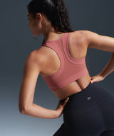 Enfold Zip Front Mesh Racerback Vadderad Löpar-BH | Sport-BH med Högt Stöd för Damer