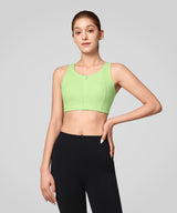 Lauf-BH mit Power Mesh-Panel und Frontverschluss | Sport-BH mit starkem Halt für Damen