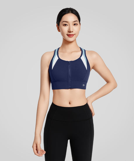 Reggiseno sportivo ad alto sostegno Power Color Block Airholes Panel | Reggiseno sportivo ad alto sostegno da donna