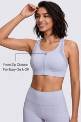 Power™ Cross Racerback Running Bra | Women's High Support Sports Bra