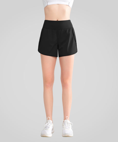 Shift Snabbtorkande träningsshorts i mesh med ficka 8,5 cm | Löparshorts för kvinnor