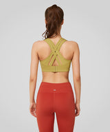 Power Cross Back gepolsterter Lauf-BH | Sport-BH mit starkem Halt für Damen