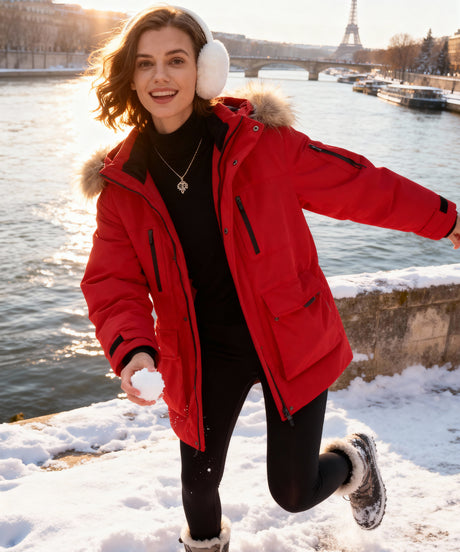 Anywhere Parka Multiple Pockets Down Jacket | Women's Insulated Jackets