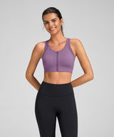 Lättviktslöpar-BH med Power T-back-mönster | Sport-BH med högt stöd för kvinnor