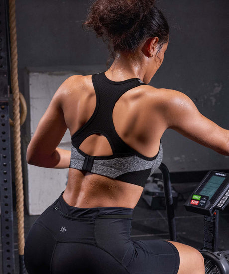 Sujetador para correr con relleno Sculpt Racerback Line | Sujetador deportivo de alta sujeción para mujer