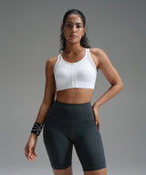 Lättviktslöpar-BH med Power T-back-mönster | Sport-BH med högt stöd för kvinnor