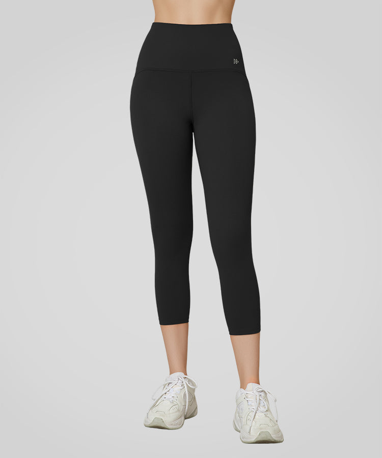 Sömlösa löparleggings med kraftfull rumpa och sömlösa löpartights 62 cm | Damleggings med högt stöd