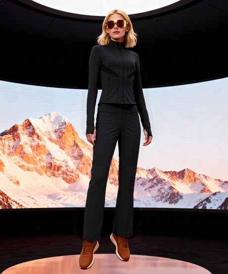 Anywhere Drawstring Water-Resistant Fleece-Lined Sporty Pants 29 inch | Women's Sports Pants