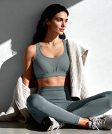 Reggiseno da corsa imbottito regolabile Power Enhance | Reggiseno sportivo da donna con supporto medio